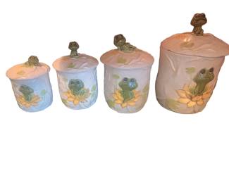 Neil The Frog canister set