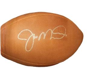 autographed Joe Montana Football