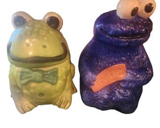 Vintage Glazed cookie jars