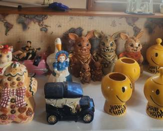 We have over 300 cookie jars including McCoy