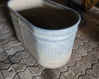 Galvanized Water trough