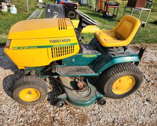 46-inch cut Yardman riding lawnmower 19 HP ignition is out