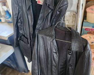 His and hers leathers