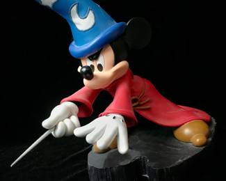 Disney Parks Sorcerer Mickey Mouse Figurine 