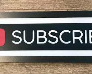 Youtube Subscribe Sign 