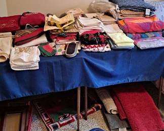 Loads of Linens, Towels, Rugs and much more!