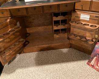 Bottom of Bar Unit Shelf - Great for Glassware / Stemware and Bottles.