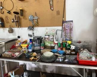Assorted Yard & Garden Accessories & Supplies; Craft Items; Chimes; Yard Decor; Bird Feeders, etc.