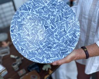 Blue and white chinese plates