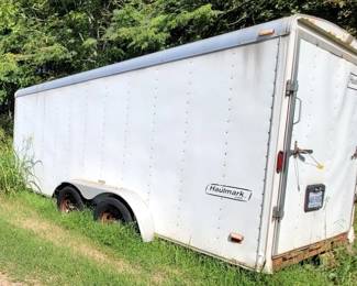 82 - Enclosed Trailer - double axle