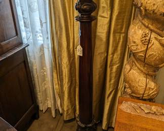 Torchier wood round top 59.5" tall  $175