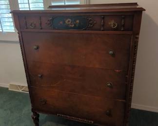 Flower motif on two dressers
