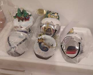 Large jingle bell ornaments. Two boxes really cute