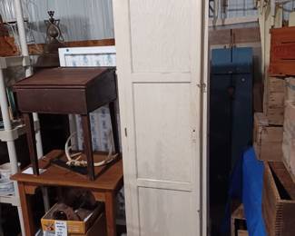 Oak vintage cupboard oak table Pine desk