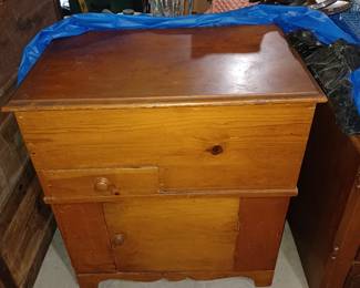 vintage pine dough box