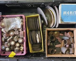 4 1/2" Grinding Discs, Sanding Drums & More. (LPO)