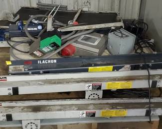 Pallet of Milacron Conveyors w/ Commander Variable Speed Drive (LPO)