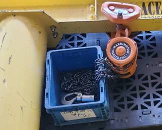 1 Ton Jib Crane w/ Manual Hoist (LPO)