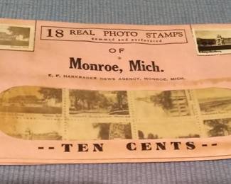 Monroe, Michigan paper ephemera