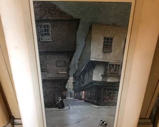 Cecil Alden signed print 