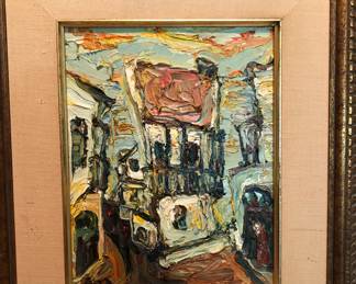 Yitzhak Frenkel (Hebrew: יצחק פרנקל; 1899–1981), also known as Isaac Frenkel or Alexandre Frenel, was an Israeli painter, sculptor and teacher. He was one of the leading Jewish artists of the l’École de Paris and its chief practitioner in Israel, gaining international recognition during his lifetime.[1][2]
Frenkel is considered the father of modern Israeli art. He is accredited with bringing the influence of the l’École de Paris to Israel, which until then was dominated by Orientalism.[3][2][4][5]
Throughout his life he lived and worked in Portugal, South Africa, France, Odessa and Israel (especially in Tel Aviv and Safed).[6]
He died in Tel Aviv in 1981 and was buried in Safed.[7]