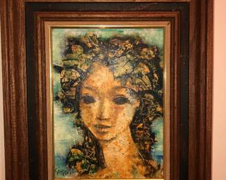 Oil painting signed Simon 