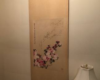 Japanese or Chinese scroll painting
