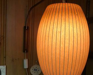 Howard Miller George Nelson Cigar or Bubble Wall Sconce