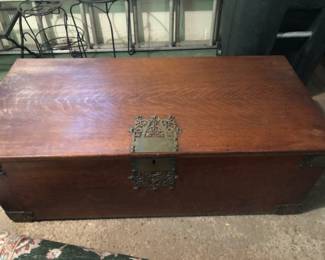 Oak and cedar chest 