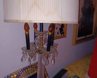 Vintage Crystal Lamp