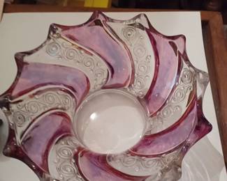 Peppermint Red Dish
