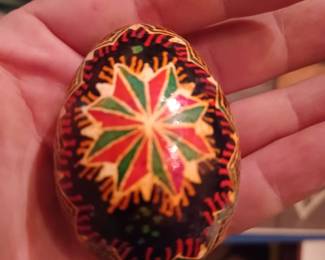 Vintage Hand Painted Egg