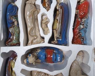 Ceramic Nativity Figurines 