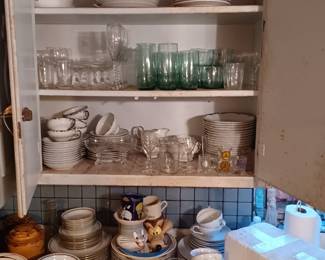 Dish Sets, China Set, Cups, Glassware, Shot Glasses, Corning Ware and Tea Cups