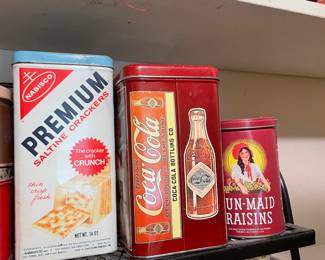Vintage tins