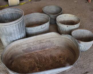 Galvanized Tubs