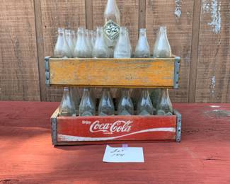 Coca Cola Crates and Bottles