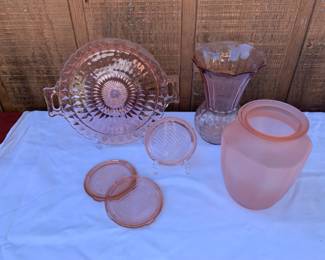 Pink Depression Glass