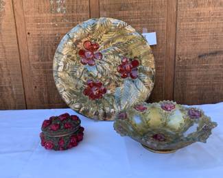 Goofus Glass and Red Ware