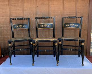 Hitchcock Style Chairs by Boling Chair Company