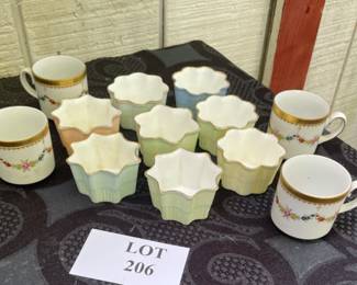 Coalport Custards and Tirschenreuther Cups