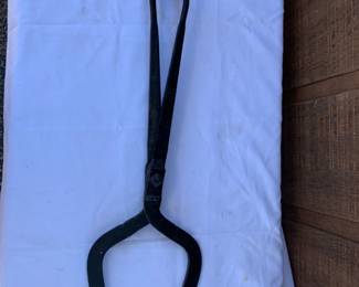 Oversized Forged Ice Tongs