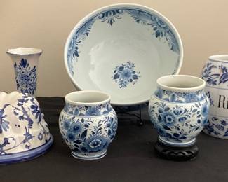 Delft and Blue and White China