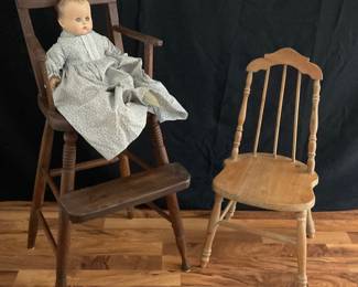 High Chair, Doll, Child’s Chair