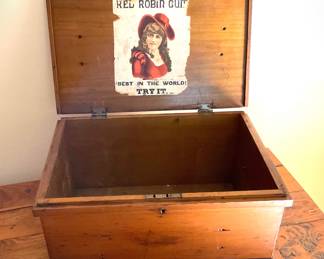 Red Robin Gum Advertising Box