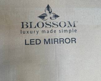 BRAND NEW IN BOX BLOSSOM LED MIRROR | Model: LED M2 3636 36in x 36in. - l. 40 x w. 4.5 x h. 40 in