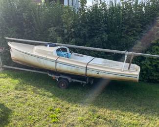 O'Day Day Sailer trailer included $750 obo
