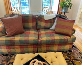 Two couches each of length 88" and depth of 38"