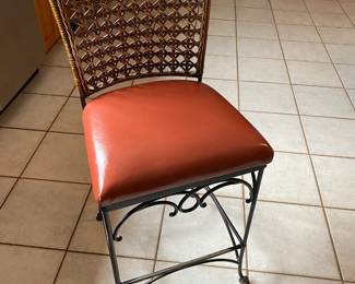 3 hightop chairs, 25" to seat