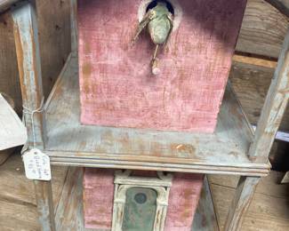 45. Folk art birdhouse $95